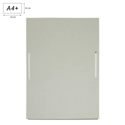 Fascykuły archiwizacyjne 23 x 32 cm ze sznurkiem 940 g/m2 - front z przykładowymi dokumentami