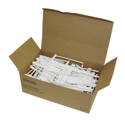 Klipsy archiwizacyjne do dokumentów 50 sztuk - opakowanie produktu po otwarciu