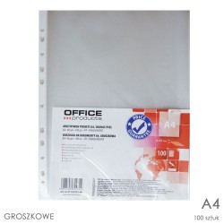 Koszulki na dokumenty Office A-4 - groszkowe 100 szt.