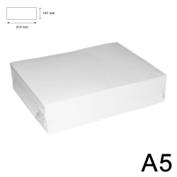 Papier do drukarki A5 80 g - ryza 500 arkuszy, biały papier biurowy do krótszych wydruków